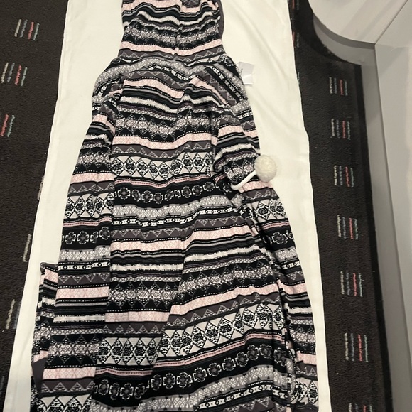 NWT Victorias Secret Pink Gray Thermal Onesie Size Small Holiday - Picture 3 of 4